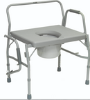 Deluxe Bariatric Drop-Arm Commode