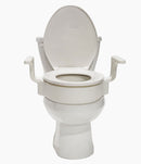 Raised Toilet Seat with Arms