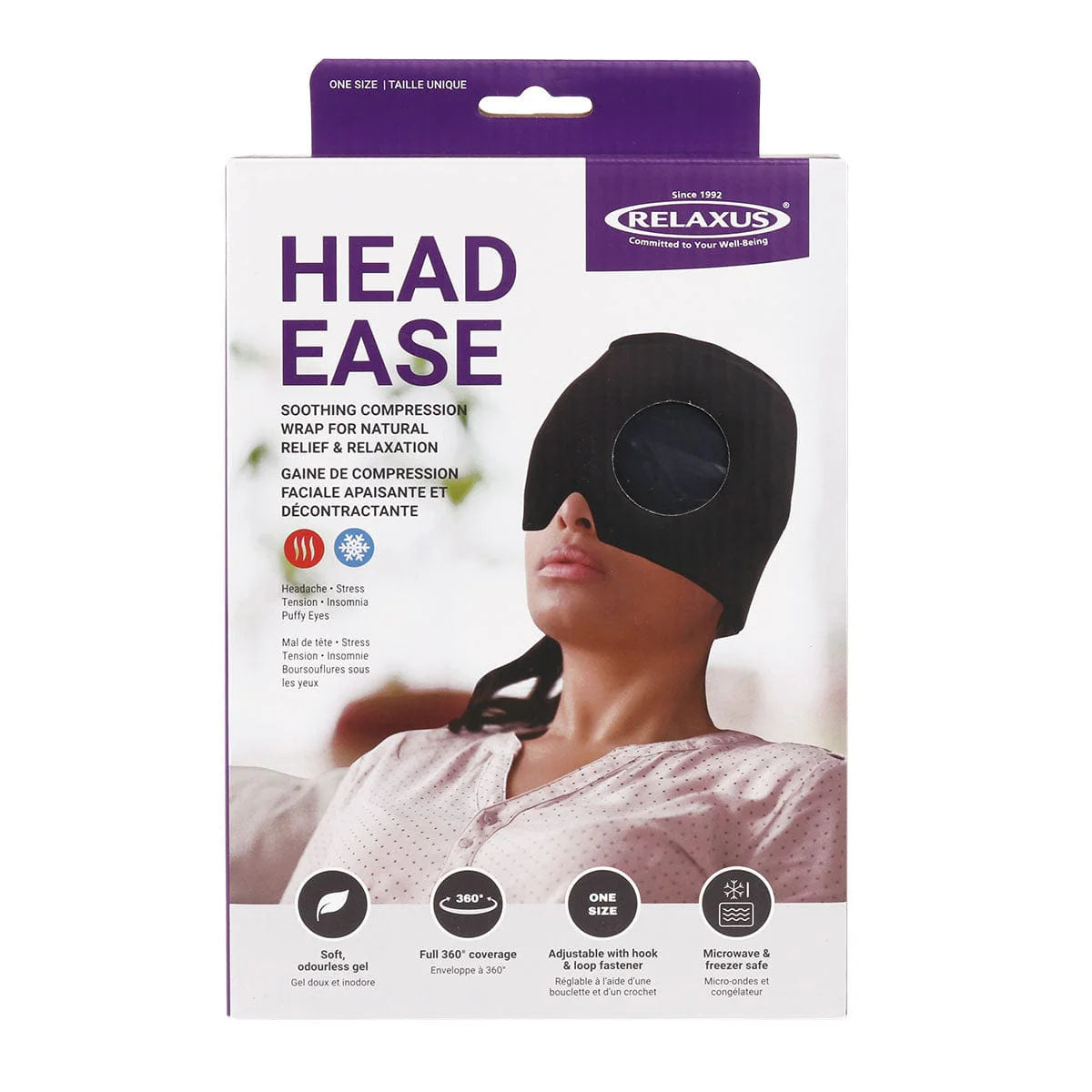 Hot/Cold Compression Head Wrap