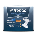 Attends Extended Wear Briefs-Large