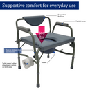 Heavy Duty Commode Chair