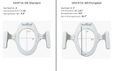 Raised Toilet Seat with Arms