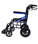 18" Transport Wheelchair with 12" Rear Wheels