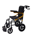 18" Transport Wheelchair with 12" Rear Wheels