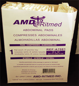 PAD ABD 8 x 10in (24 Count)