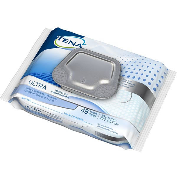 TENA® Ultra Washcloth (48 Count)