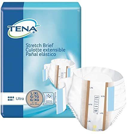 TENA® Stretch Incontinence Brief, Ultra Absorbency L/XL (36 Count)