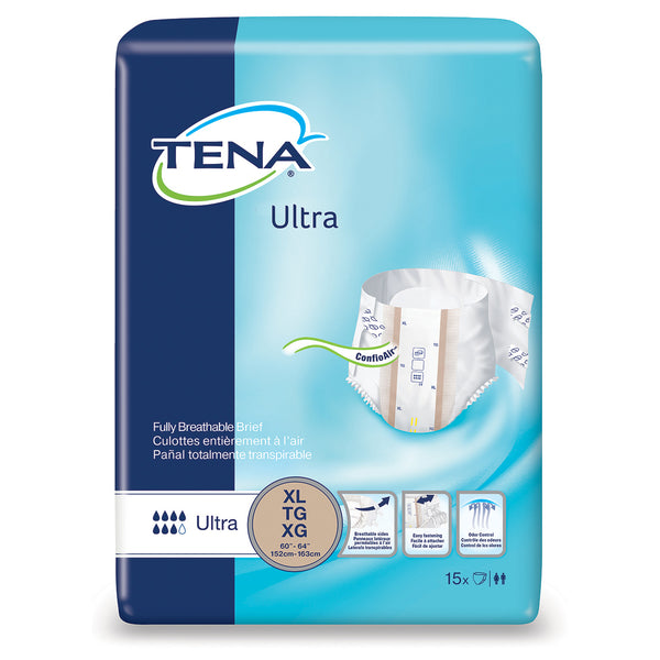 TENA® Ultra Incontinence Brief XL (15 Count)