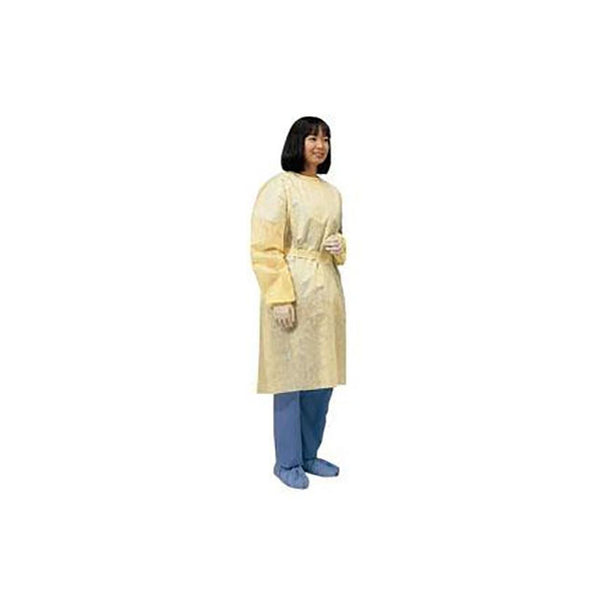 Isolation Gown, Universal, Yellow (100 Count per Case)