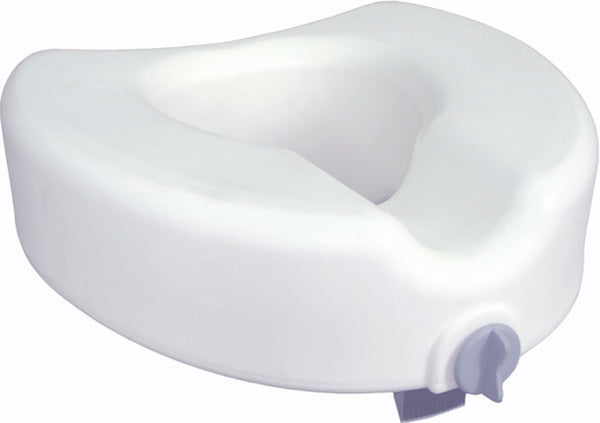 Premium Plastic Raised Toilet Seat, Without Arms