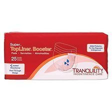 Tranquility TopLiner Booster Pad Super (25 Count)