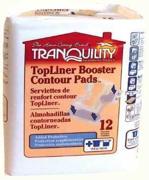 Tranquility TopLiner Booster Contour Pad Contour (12 Count)