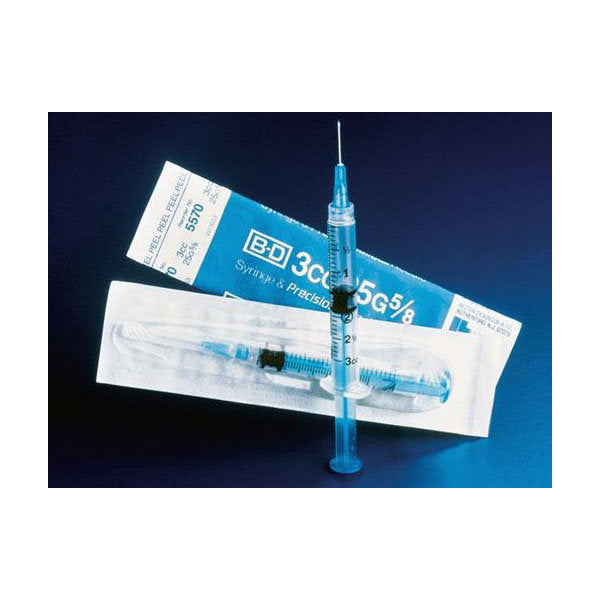 General use Syringe with PrecisionGlide™ Detachable Needle (100 Count/Bx)