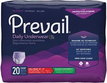 Prevail Maximum absorbency Underwear for Women, Small/Medium (20 Count)