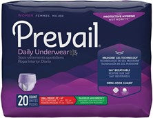 Prevail Maximum absorbency Underwear for Women, Small/Medium (20 Count)