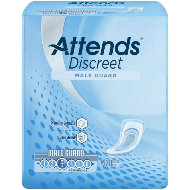Attends® Discreet Male Guards (20 Count)